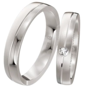 Trauringe aus 333er-Weißgold aus dem Trauring-Konfigurator