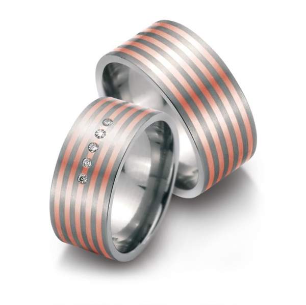 Trauringe Rotgold Titan Factory 51271