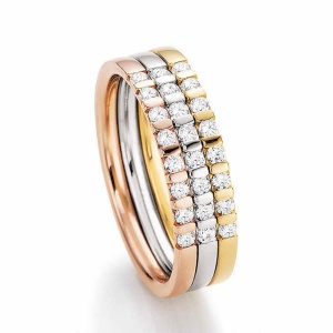 Antragsringe in den Varianten Rotgold, Weissgold und Gelbgold