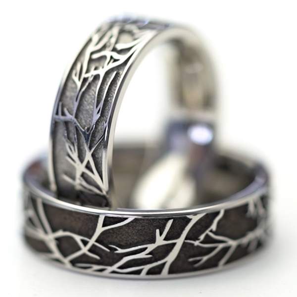 Trauringe Edelstahl mit 360° Gravur