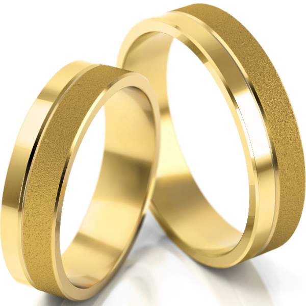 Trauringe Gelbgold (333) ohne Steine