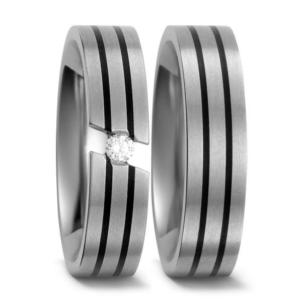 Trauringe Brillant Titan Factory 51073