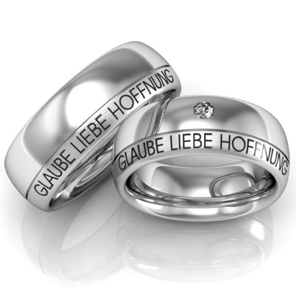 Verlobungsringe Silber Zirkonia ID248