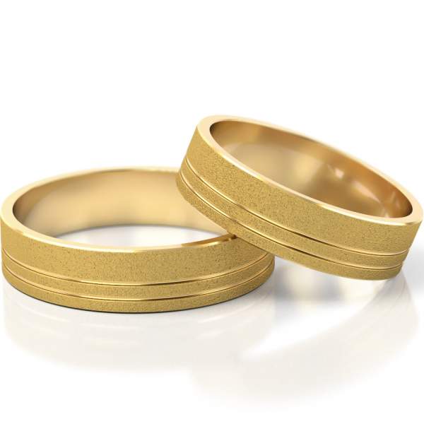 Trauringe Gelbgold (333) ohne Steine