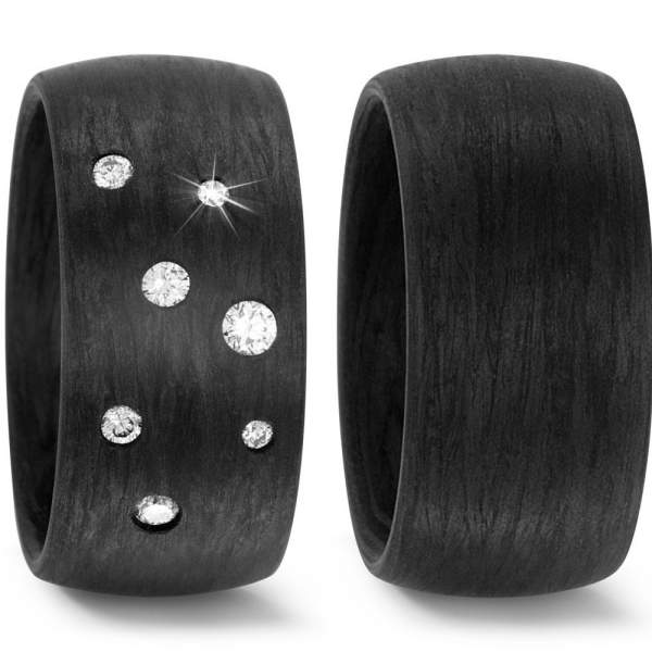 Trauringe Carbon Brillant Titan Factory 59285