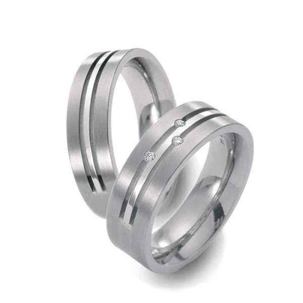 Trauringe Brillanten Titan Factory 51329