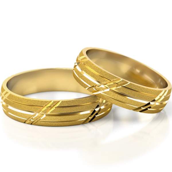 Trauringe Gelbgold (333) ohne Steine