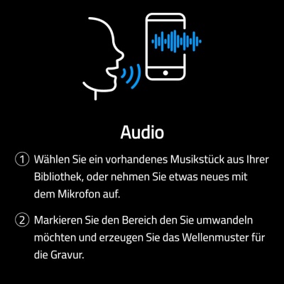 Audioaufnahme per App gravieren