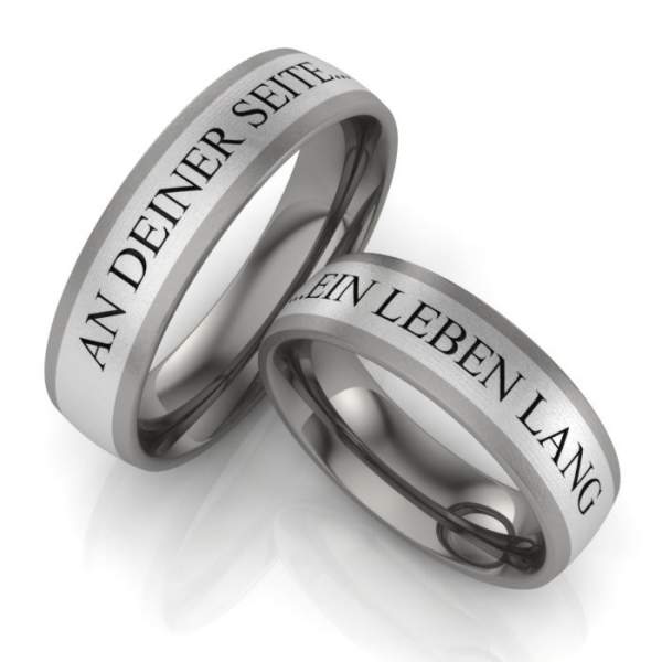 Trauringe Titan Edelstahl ID1087