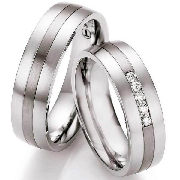 Trauringe Steel Titan Brillant 68/06090