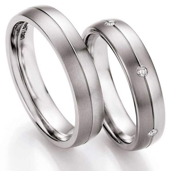 Trauringe Steel Titan Brillant 68/TS608B