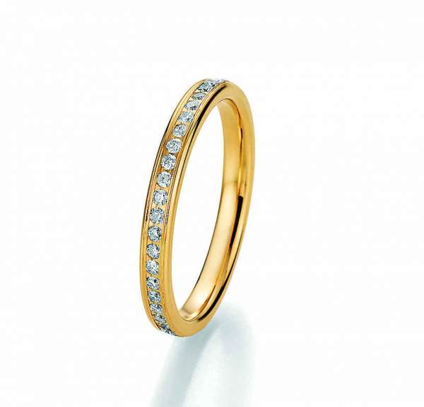 Beisteckring Gelbgold 585 Brillantkranz 05-20130