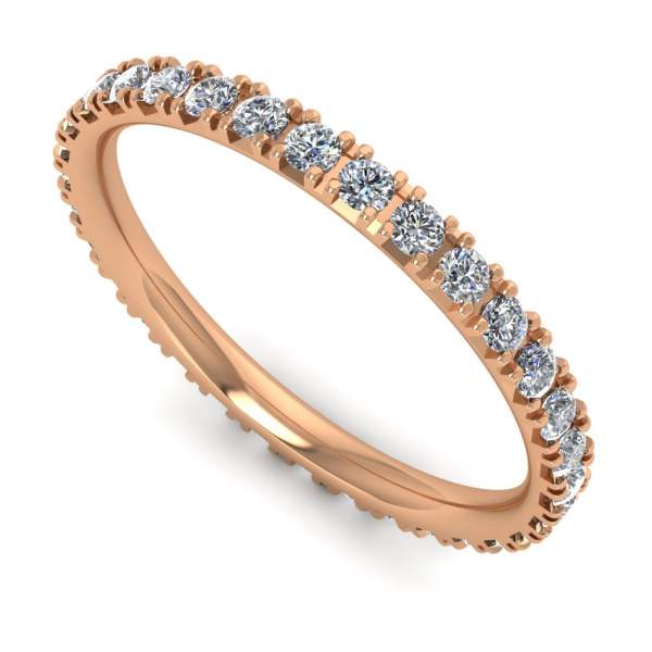 Memoire Ringe Rotgold (333) mit Zirkonia