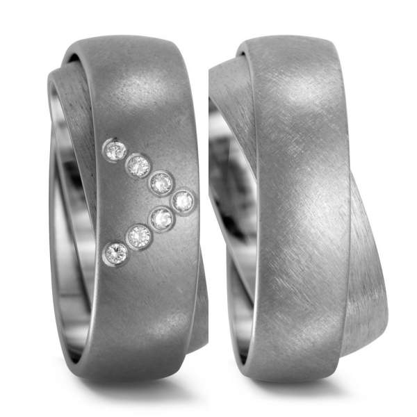 Trauringe Brillant Titan Factory 51960