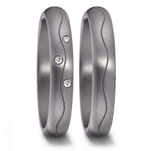 Trauringe Tantal Brillant TeNo 59611