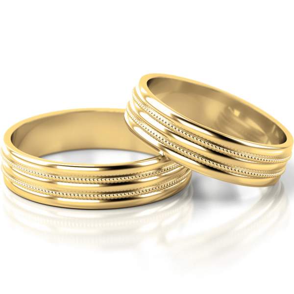 Trauringe Gelbgold (333) ohne Steine