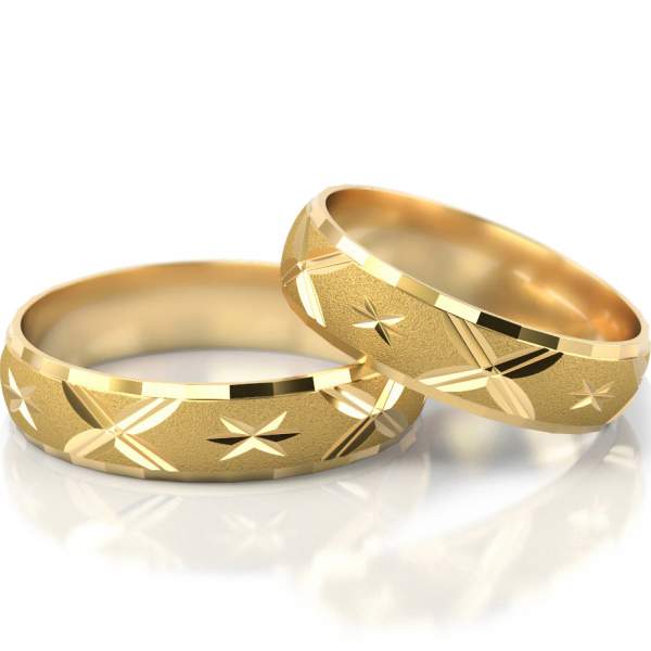 Trauringe Gelbgold (333) ohne Steine