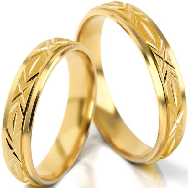 Trauringe Gelbgold (333) ohne Steine