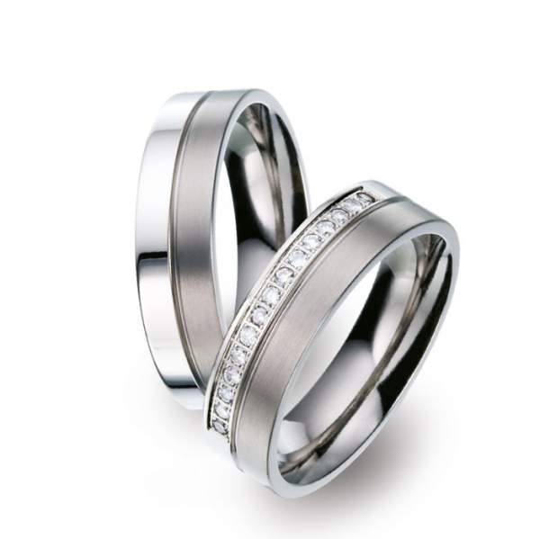 Trauringe Brillanten Titan Factory 51670