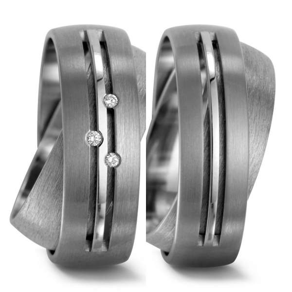 Trauringe Brillant Titan Factory 51961