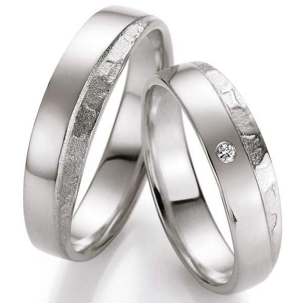 Verlobungsringe Silber Honeymoon Vulcano Brillant | TrauringShop24.de