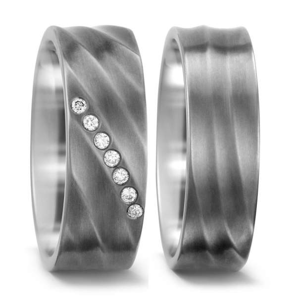 Trauringe Brillant Titan Factory 52343