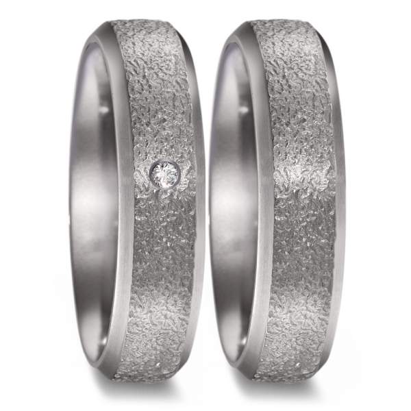 Trauringe Tantal Brillant TeNo 52591