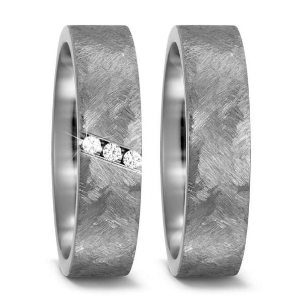 Trauringe Brillanten Titan Factory 52510