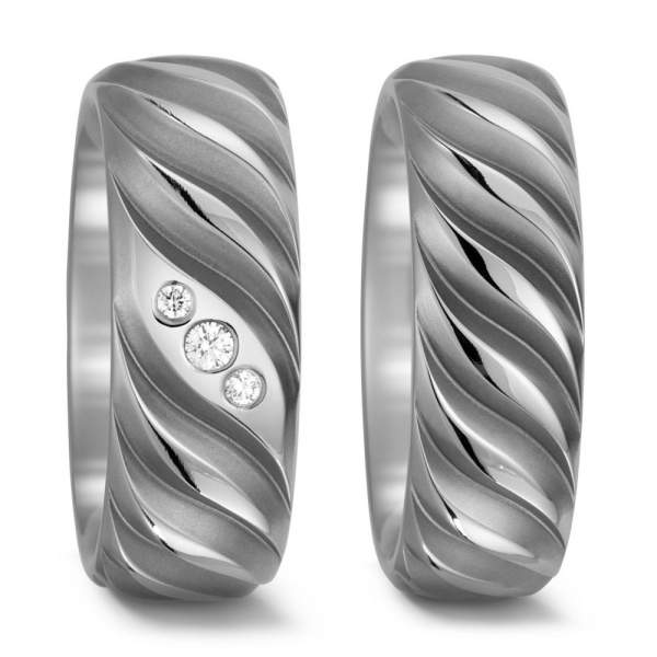 Trauringe Brillant Titan Factory 52491