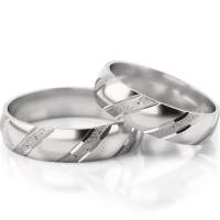 Trauringe Weissgold (333) ohne Steine Trauringe Weissgold (333) ohne Steine