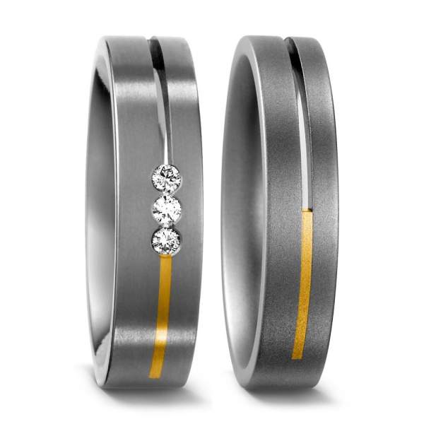 Trauringe Gelbgold Brillant Titan Factory 51107_5