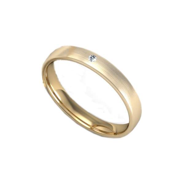 Antragsring Gelbgold Brillant ID749