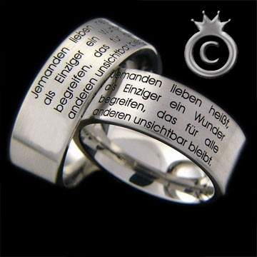 Verlobungsringe Edelstahl ID231