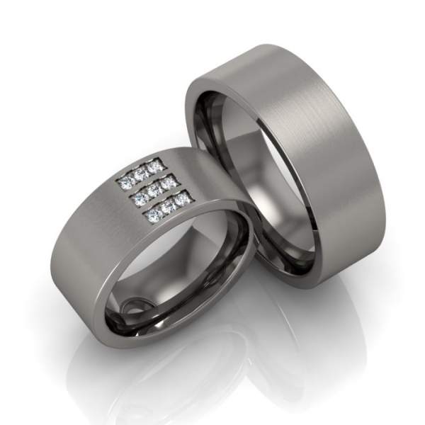 Trauringe Titan Brillanten ID903