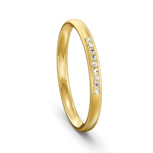 Klassischer Memoire-Ring in Gelbgold