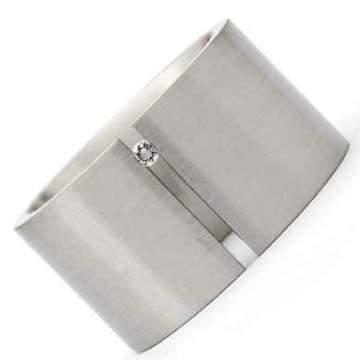 Verlobungsringe Edelstahl Brillant ID274