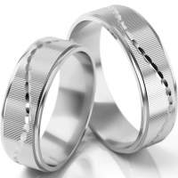 Trauringe Weissgold (333) ohne Steine Trauringe Weissgold (333) ohne Steine