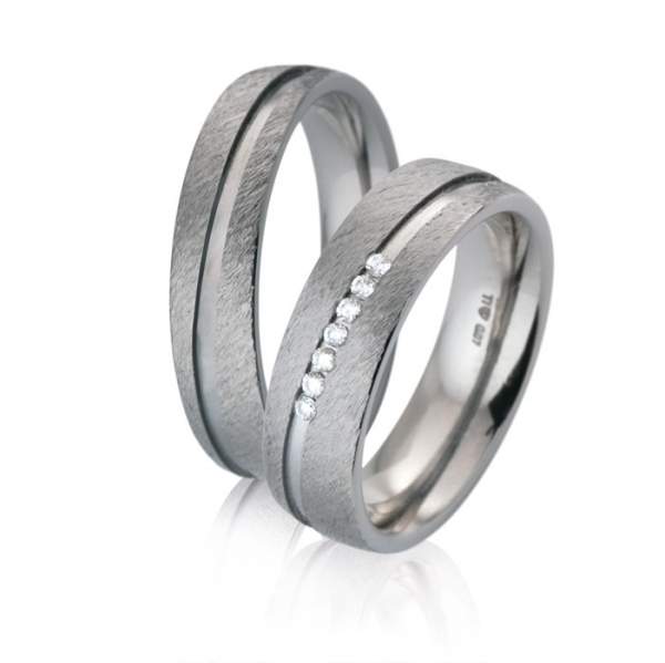 Trauringe Brillanten Titan Factory 51923