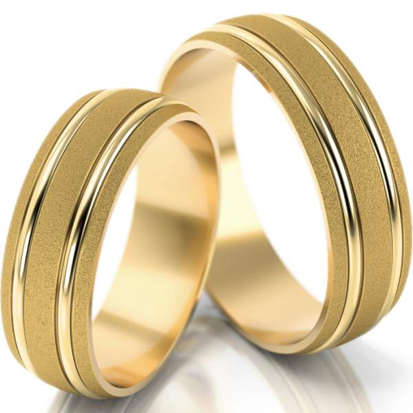 Trauringe Gelbgold (333) ohne Steine