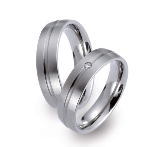 Trauringe Brillanten Titan Factory 51421