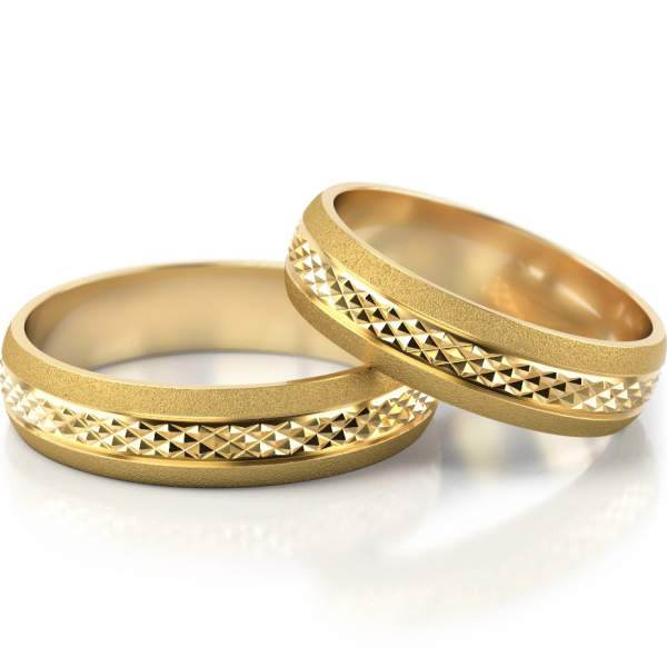 Trauringe Gelbgold (333) ohne Steine