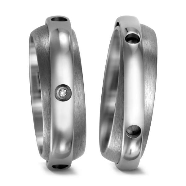 Trauringe Brillant Titan Factory 51988