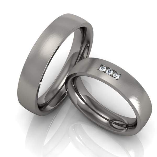 Verlobungsringe Titan Brillanten ID923