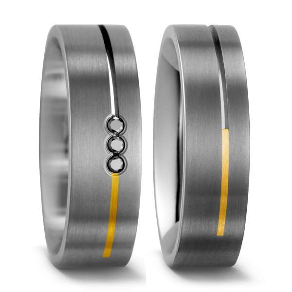 Trauringe Gelbgold Brillant Titan Factory 51107_S