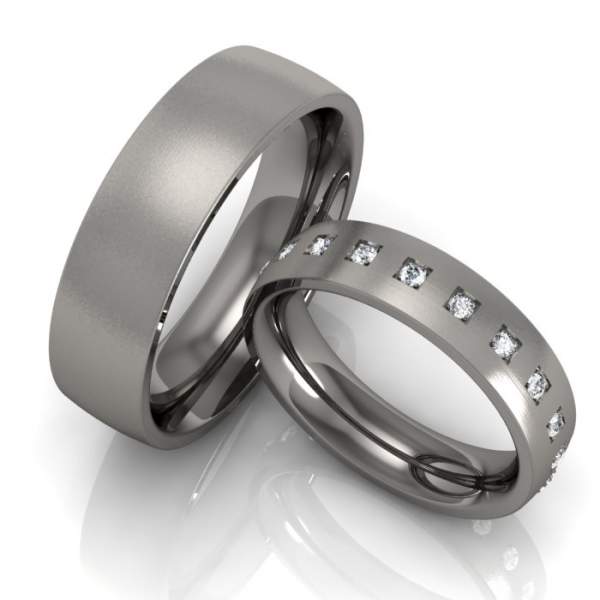 Trauringe Titan Brillanten ID925