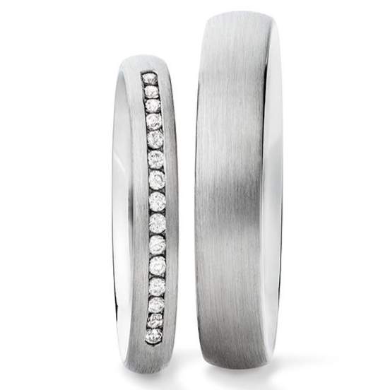 Verlobungsringe Silber Brillant Vintage 92682