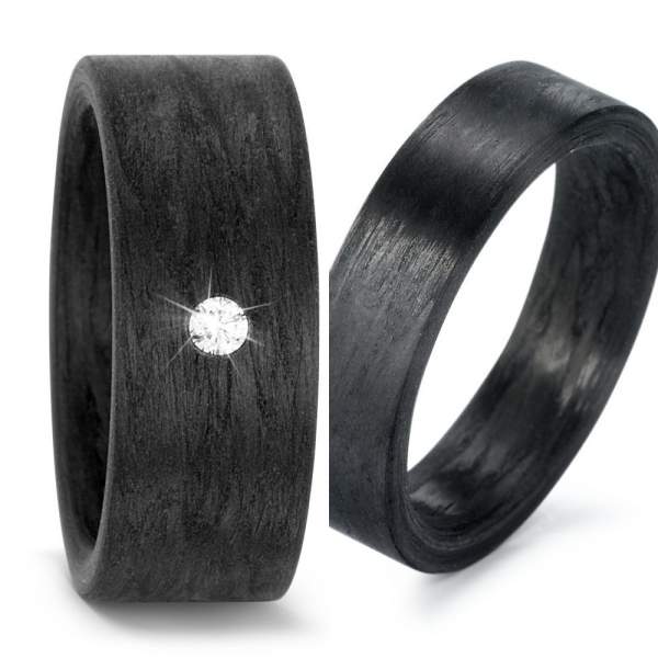 Trauringe Carbon Brillant TitanFactory 59305