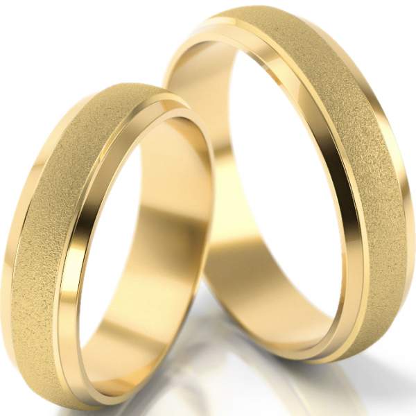 Trauringe Gelbgold (333) ohne Steine