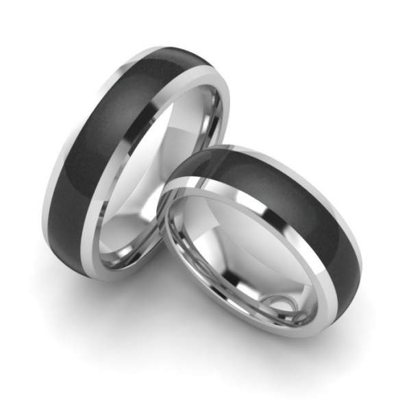Partnerringe Steel Ceramic Emotion 88/80040