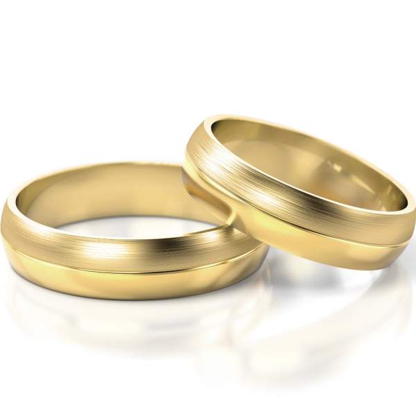 Trauringe Gelbgold (333) ohne Steine